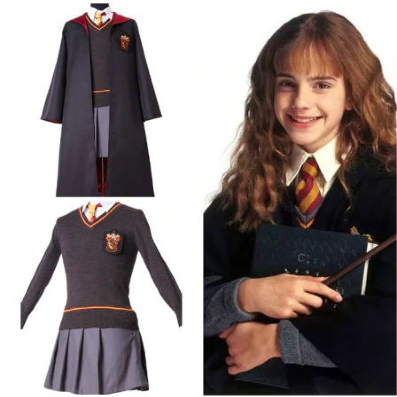 Hermione Granger Gryffondor Uniforme Costume Costume Enfant Adulte Tenue  Gift_j